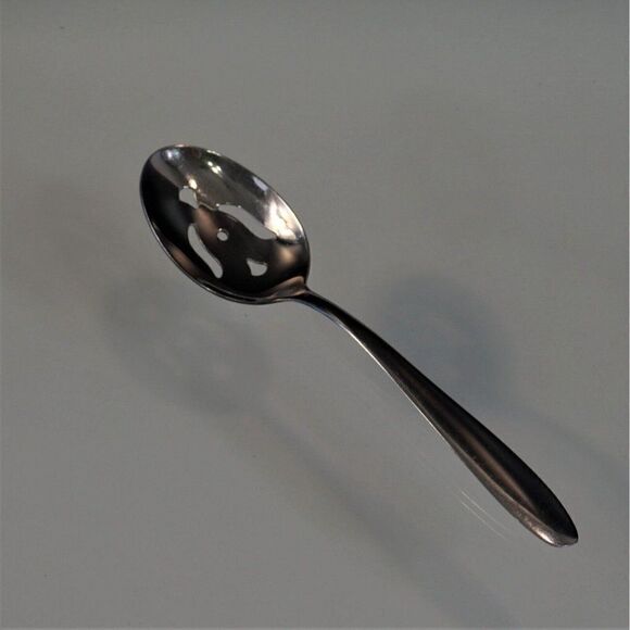 Pierced Tablespoon Serving Spoon IMI45 Stainless by Imperial Intl USA 8.5 inch - Picture 3 of 7